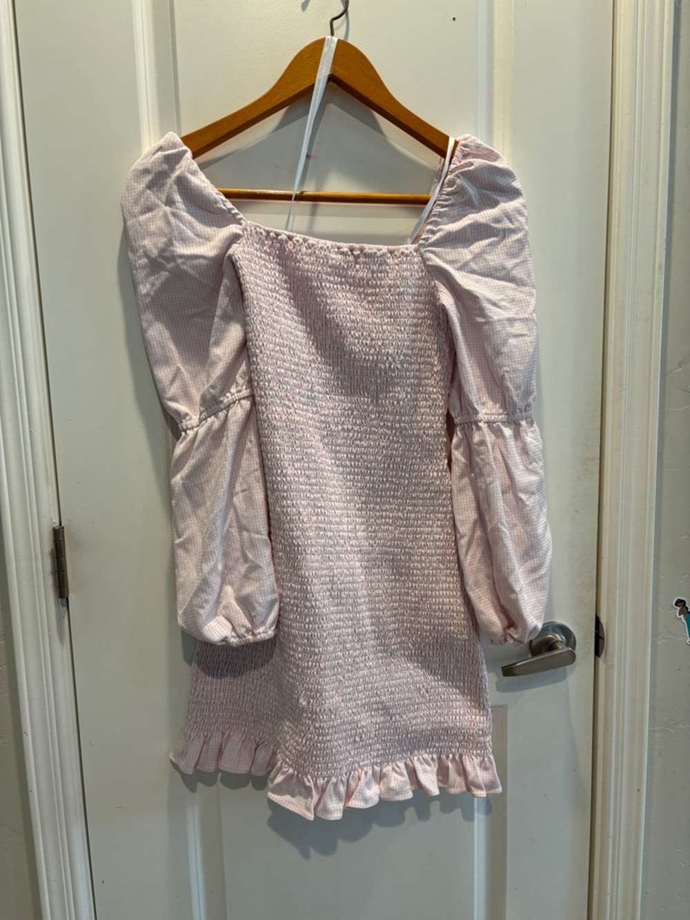 Gianni Bini Blush Pink Smocked Top